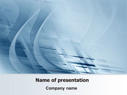 Pale Blue Theme Presentation Template, Master Slide