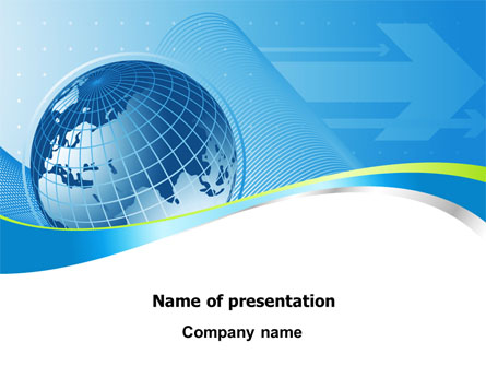 Global Telecommunication Presentation Template, Master Slide