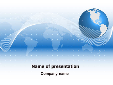 Global Interactive Links Presentation Template, Master Slide