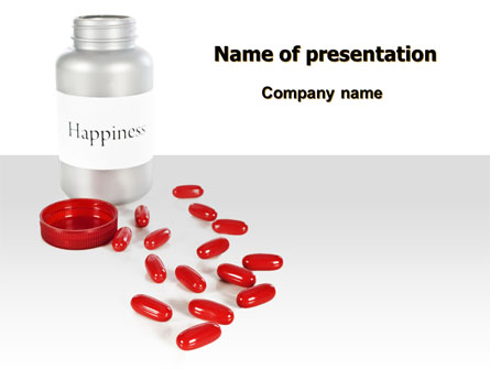 Happiness Pills Presentation Template, Master Slide