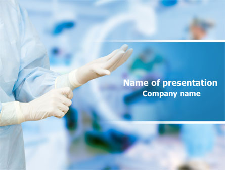 Rubber Gloves Presentation Template, Master Slide