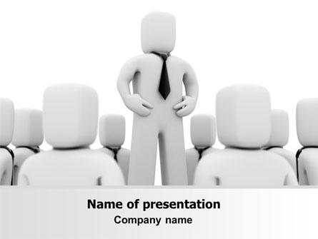 Top Leader Presentation Template, Master Slide