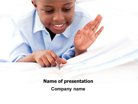 Learning Boy Presentation Template, Master Slide