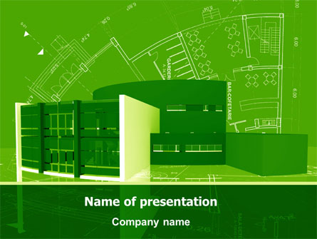 Building Layout Presentation Template, Master Slide