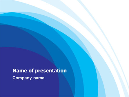 Blue Gradations Presentation Template, Master Slide