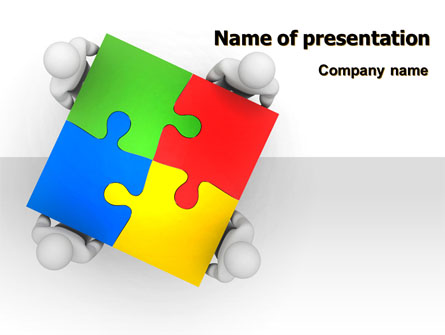 Puzzle Solved Presentation Template, Master Slide