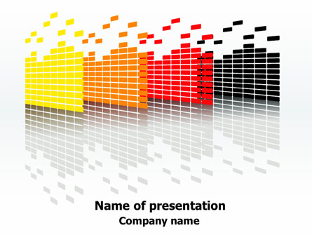 Equalizers Presentation Template, Master Slide