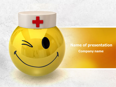 Doctor Emoticon Presentation Template, Master Slide