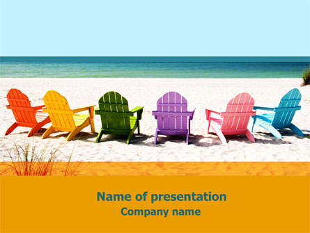 Deckchairs Presentation Template, Master Slide