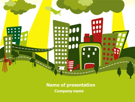 Green Infrastructure Presentation Template, Master Slide