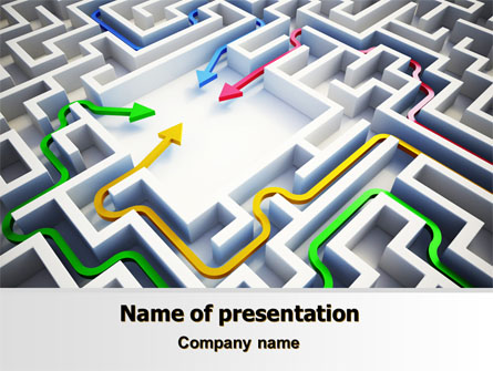 Solutions Presentation Template, Master Slide