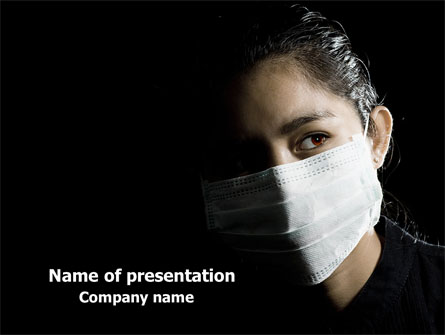 Sanitary Mask Presentation Template, Master Slide