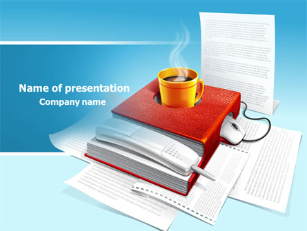 Workplace Presentation Template, Master Slide