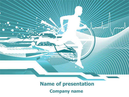 Run For Health Presentation Template, Master Slide