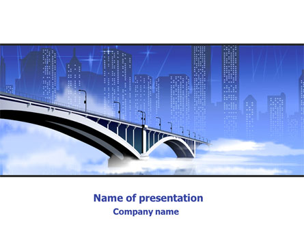 City Bridge Free Presentation Template, Master Slide
