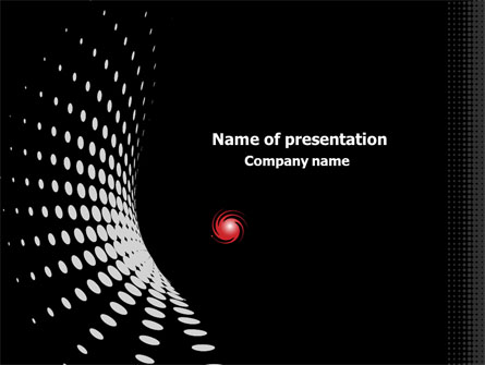 Red Particle Presentation Template, Master Slide