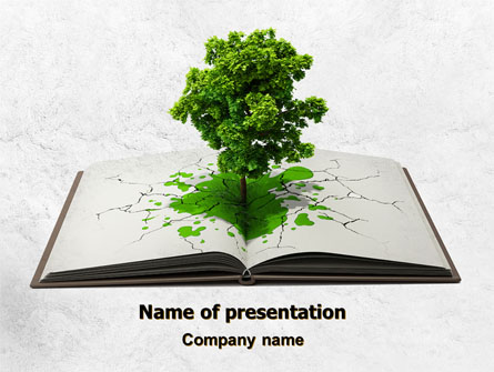 Tree of Knowledge Presentation Template, Master Slide