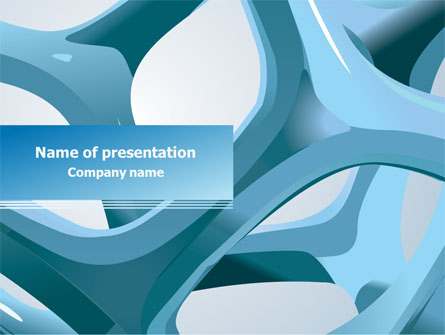 Abstract Threads Presentation Template, Master Slide