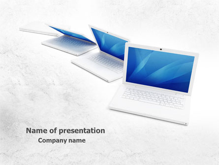 Laptops Presentation Template, Master Slide