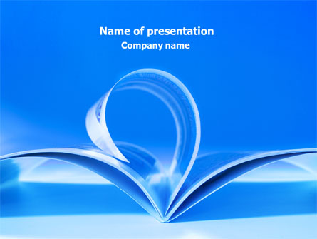 Blue Pages Presentation Template, Master Slide