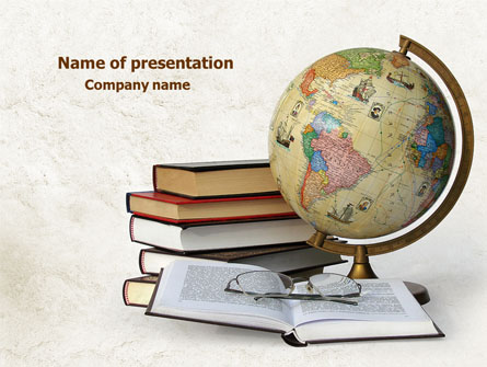 Study Geography Presentation Template, Master Slide
