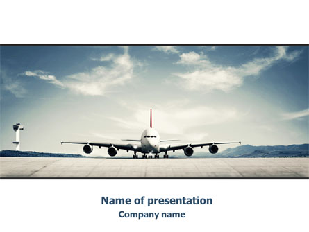 Air Liner Presentation Template, Master Slide