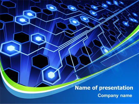 Network Tree Presentation Template, Master Slide