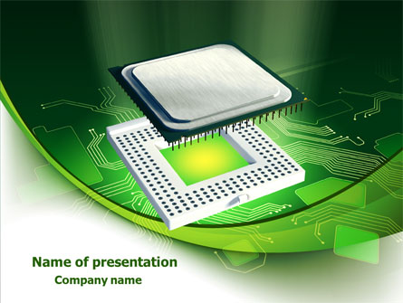 Socket For Microprocessor Presentation Template, Master Slide