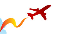 Airplane Illustration Presentation Template