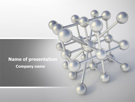 Molecular Lattice Presentation Template, Master Slide