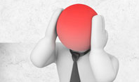 3D Man with Headache Presentation Template