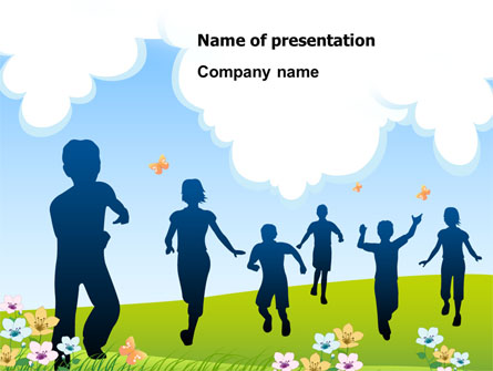 Happy People Presentation Template, Master Slide