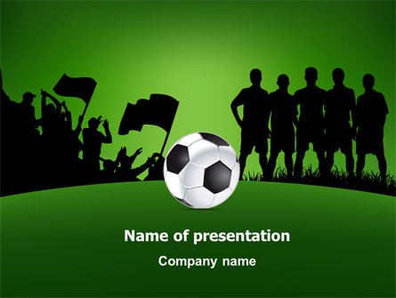 Football Game Presentation Template, Master Slide