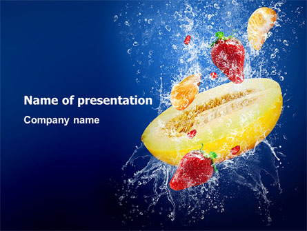 Mango Mix Presentation Template, Master Slide