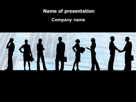 People and Careers Presentation Template, Master Slide