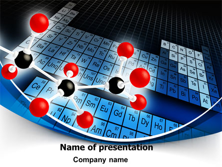 Periodic Table Of Chemical Elements Presentation Template, Master Slide