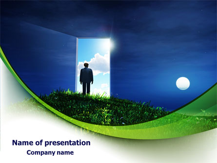 Between Nigh And Day Presentation Template, Master Slide