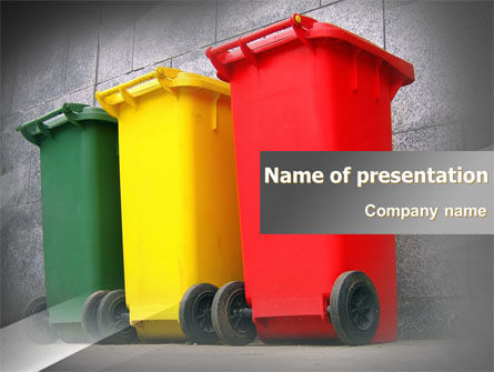 Recycling Business Presentation Template, Master Slide