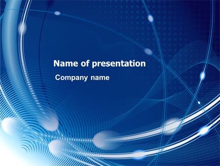 Orbital Presentation Template, Master Slide