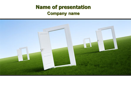 Open Doors Presentation Template, Master Slide