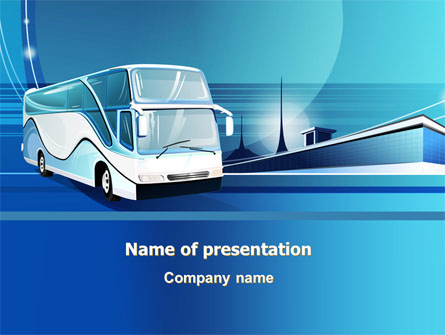 Coach Bus Presentation Template, Master Slide