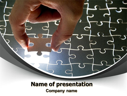 Jigsaw Fit Presentation Template, Master Slide