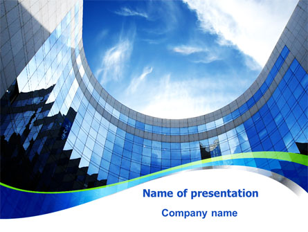 Building Skyline Presentation Template, Master Slide