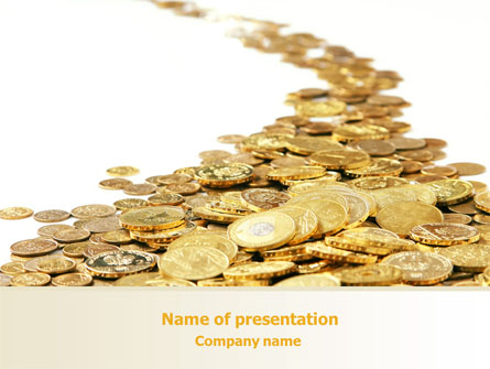 Money Path Presentation Template, Master Slide