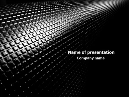 Ribbed Surface Presentation Template, Master Slide