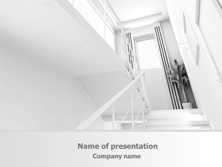 3D Interior Modeling Free Presentation Template, Master Slide