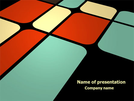 Color Sectors Presentation Template, Master Slide