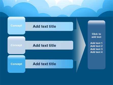 Blue Clouds Presentation Template for PowerPoint and Keynote | PPT Star