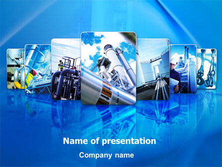 Pipe Welding Presentation Template, Master Slide