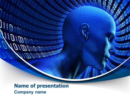 Computer Intelligence Presentation Template, Master Slide